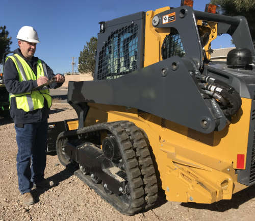 Skid steer inspection